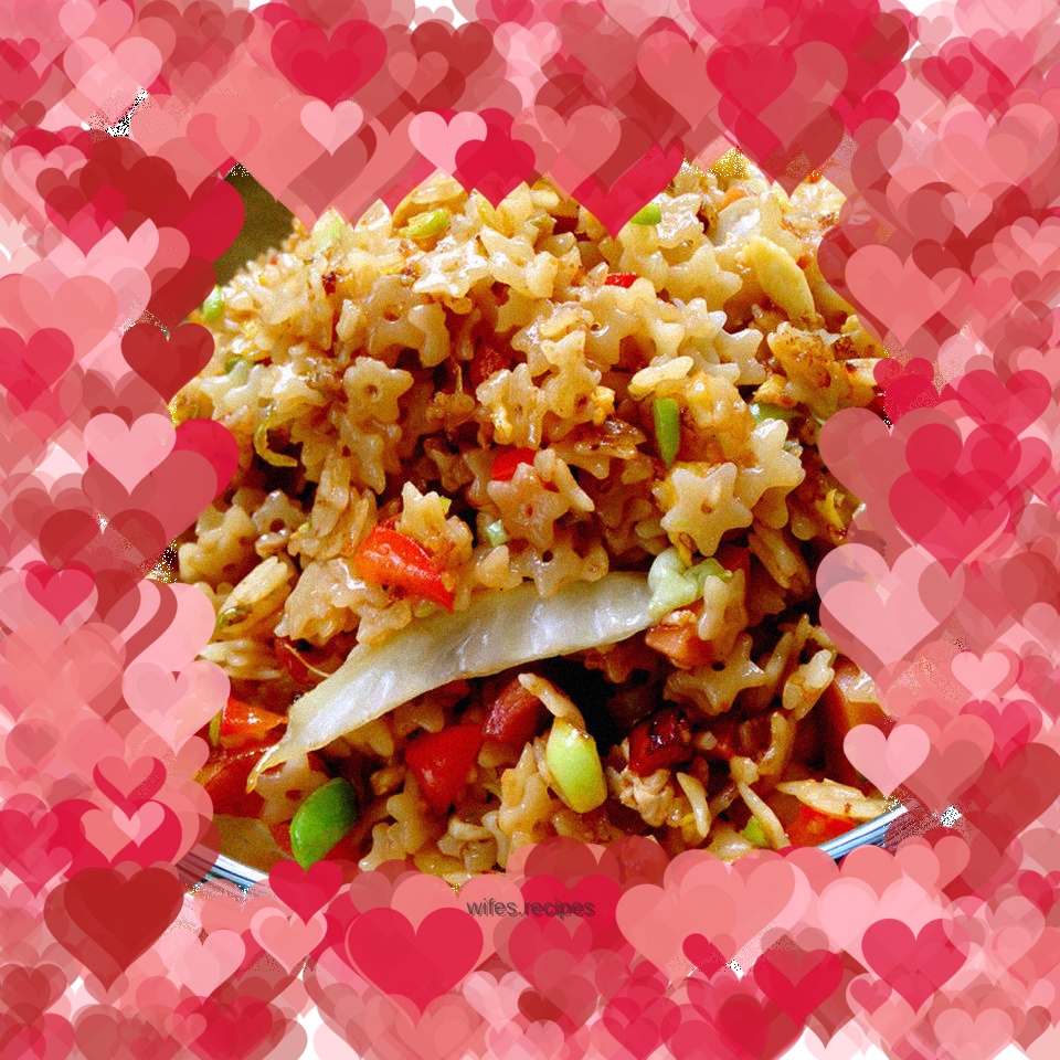 Chinese stir-fried pasta