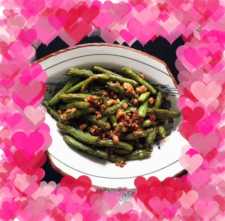 Stir-fried green beans
