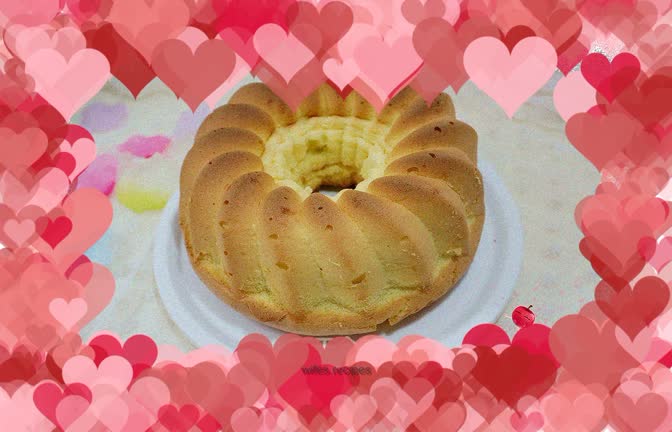 Coconut chiffon cake