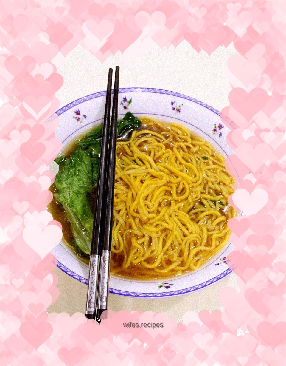 Handmade vegetable noodles