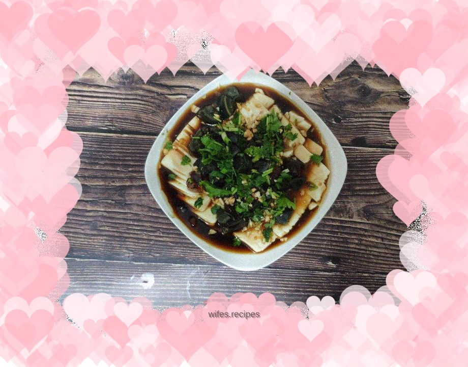 Preserved egg tofu
