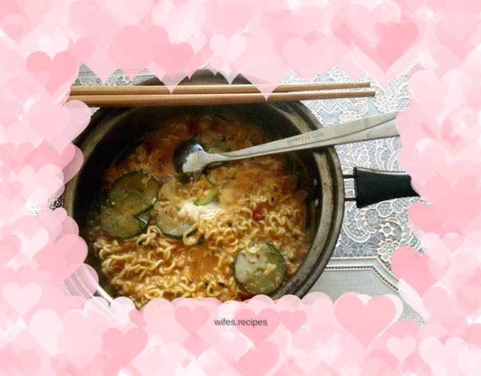 Forest style instant noodles