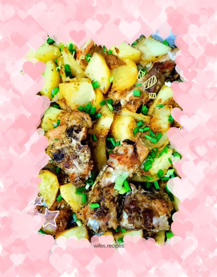 Garlic Salt Baked Chicken Noodles