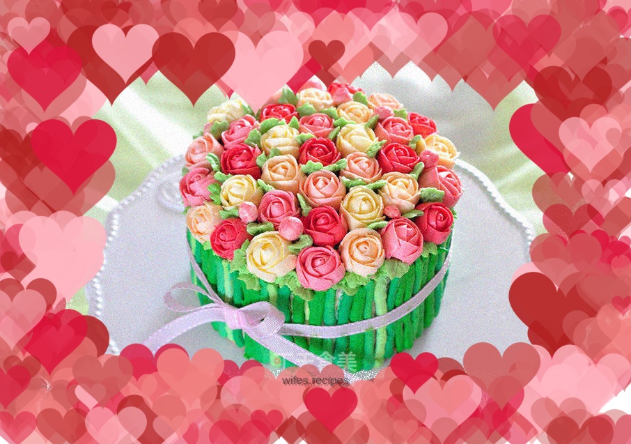 Buttercream Bouquet Cake