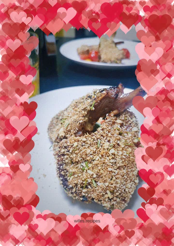 French grilled lamb chops