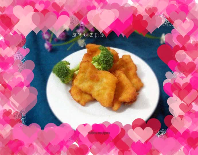 Crispy fried dragon fish