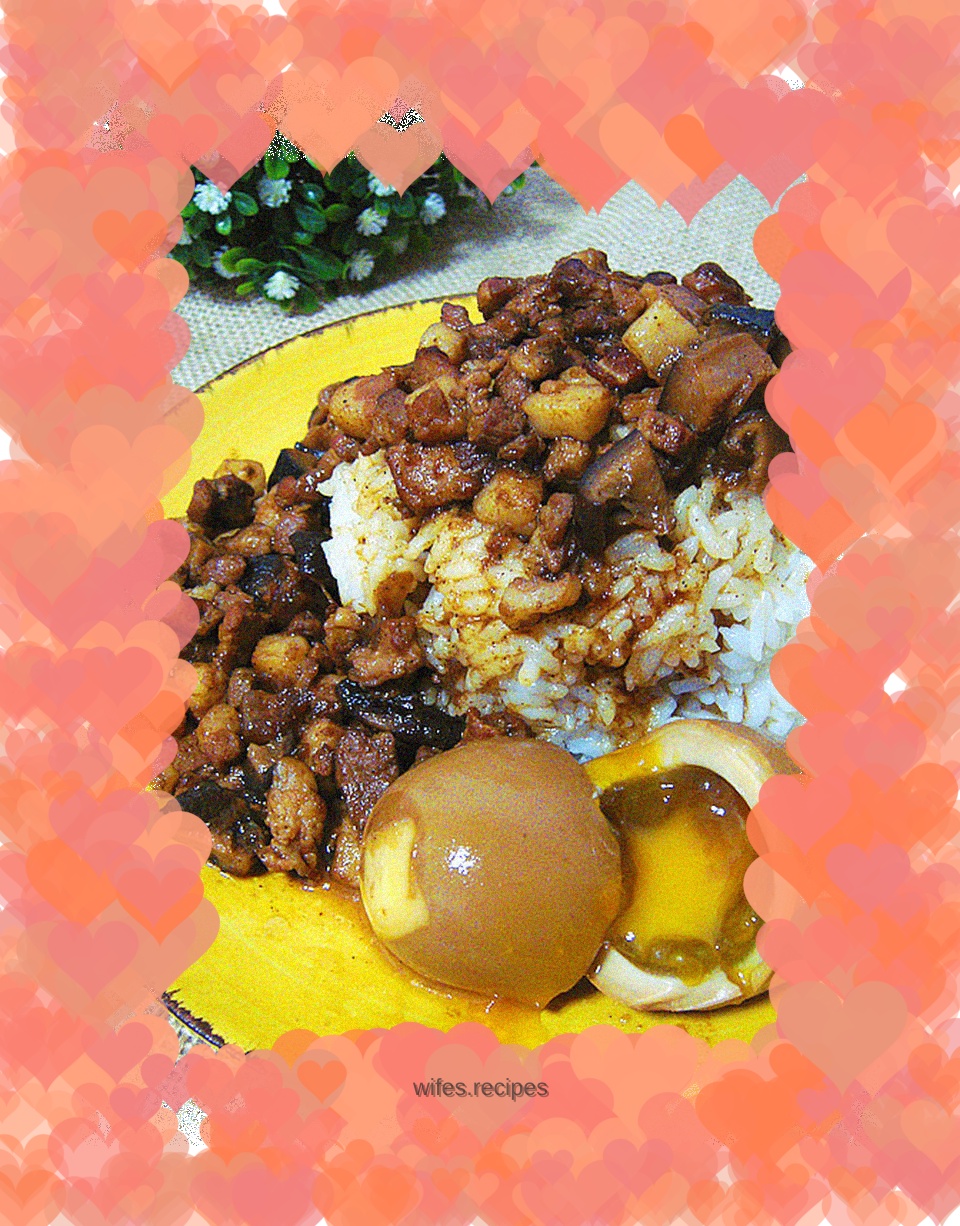 Mushroom braised pork rice
