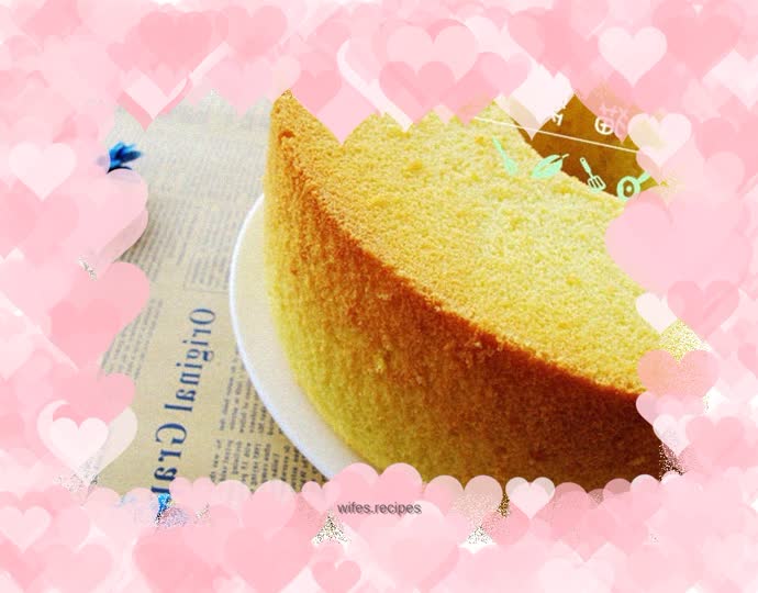 Pumpkin chiffon cake