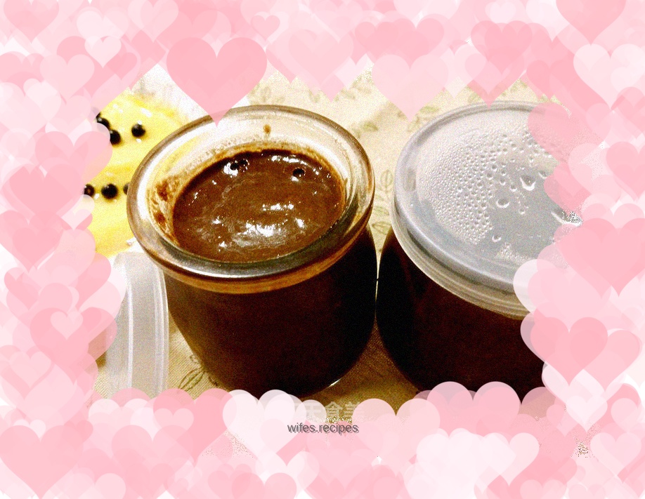 Feel the perfect combination of chocolate and coffee - chocolate coffee pudding