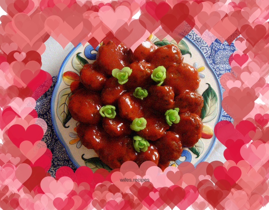 Sweet and sour meatballs