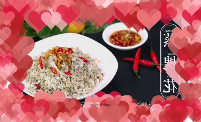 Steamed Sophora japonica