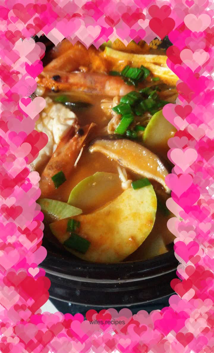 Simple version of Korean miso soup