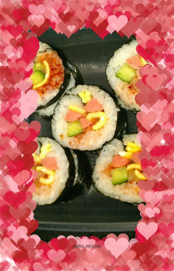 Wrapped love------seaweed rice