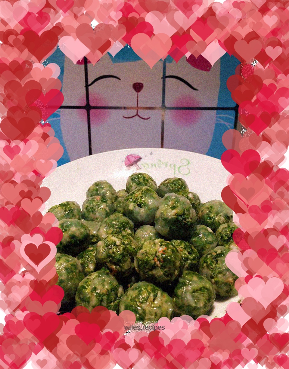 Shepherd's purse and shrimp crystal dumplings🐰🍓