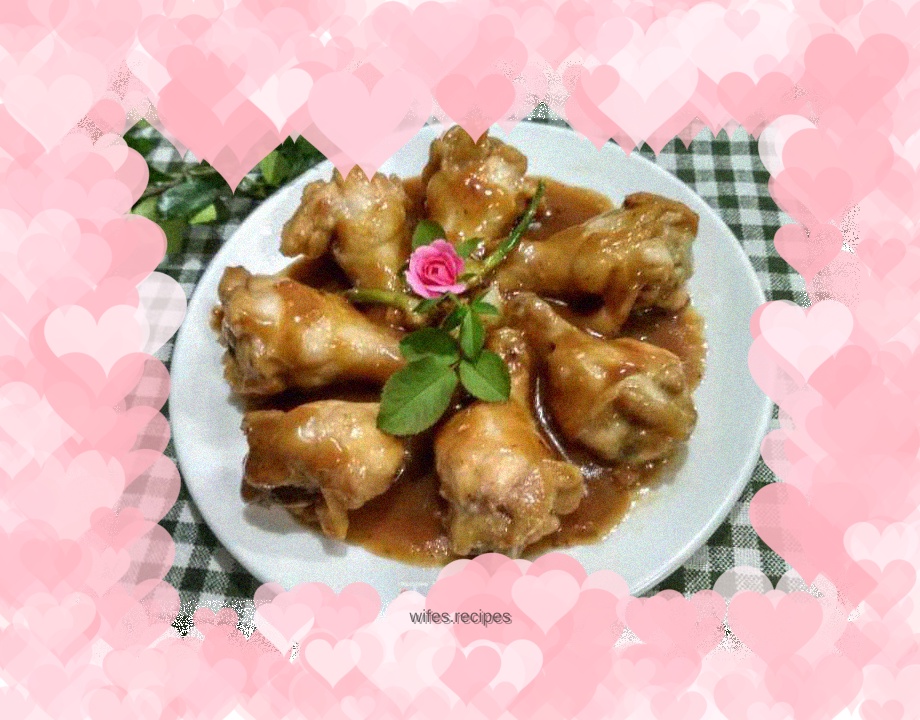 Chicken Wings in Oyster Sauce