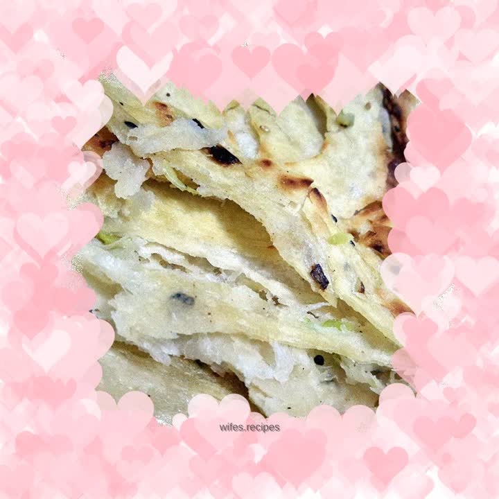 Simple version of scallion hand cakes