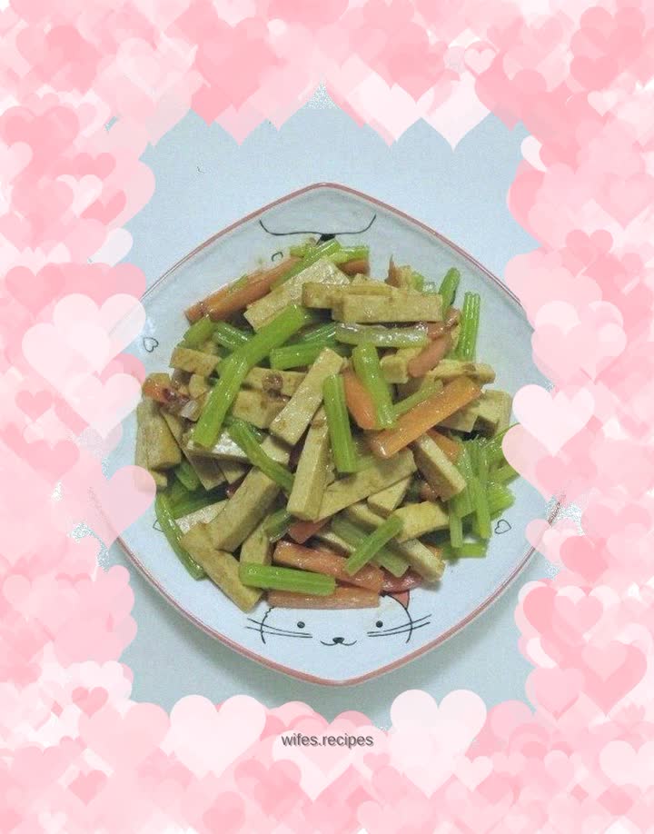 Stir-fried Five-Spice Tofu with Parsley