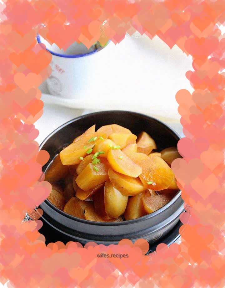 Casserole with meaty radish