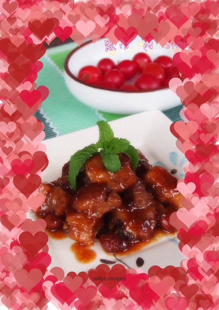 Pork Ribs with Sour Plum Sauce