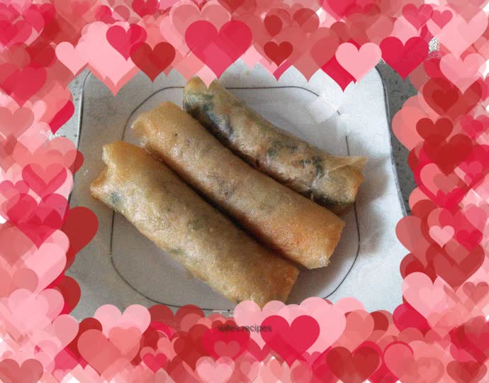Authentic Changle spring rolls, eat two in one roll