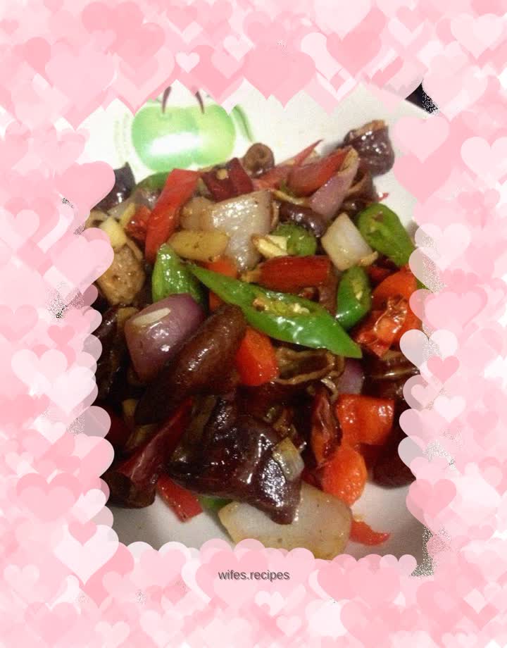 Spicy fried large intestine