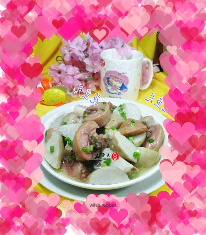 Cured Chicken Legs and Boiled Taro