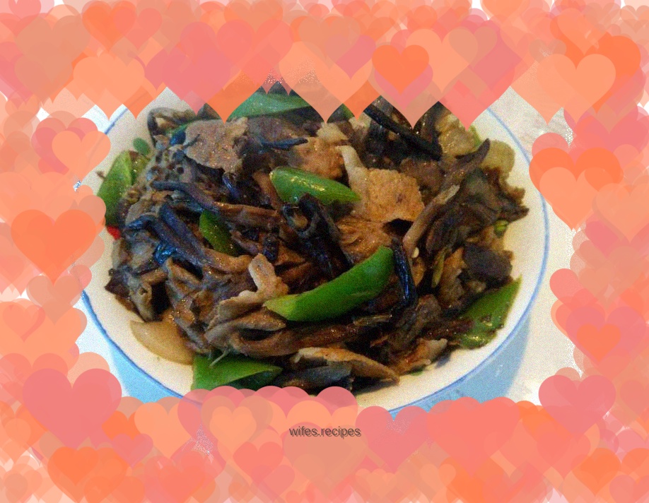 Stir-fried Pork with Mushrooms
