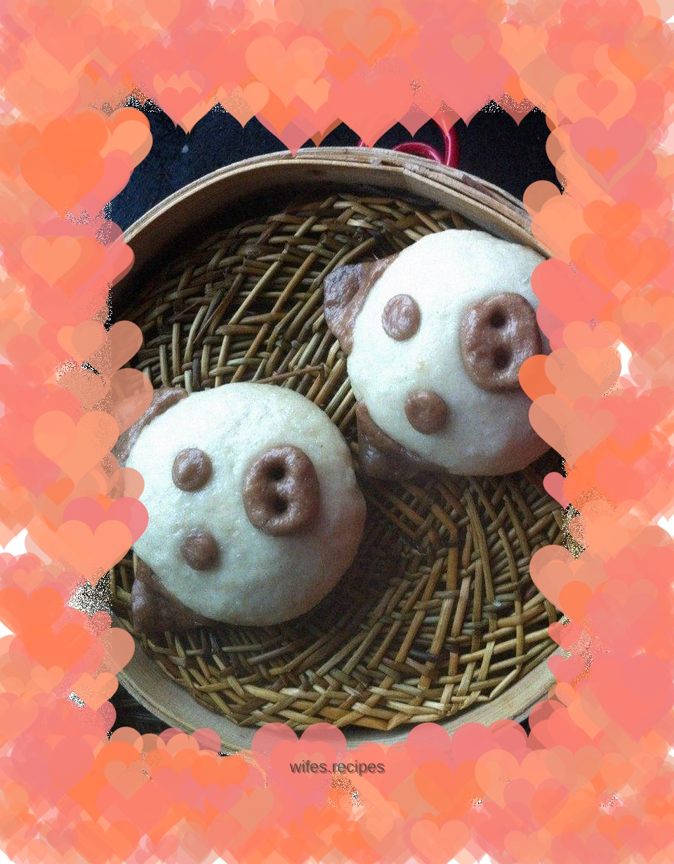 Pig Pig Bean Paste Bun