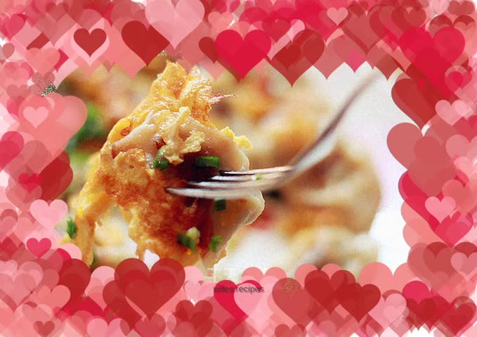 Quick frozen dumpling version. Egg pot stickers