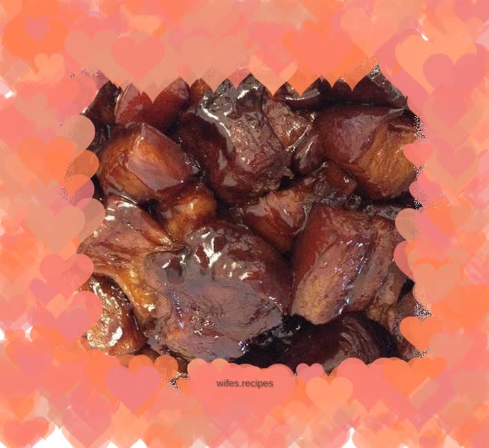 Super simple version of braised pork