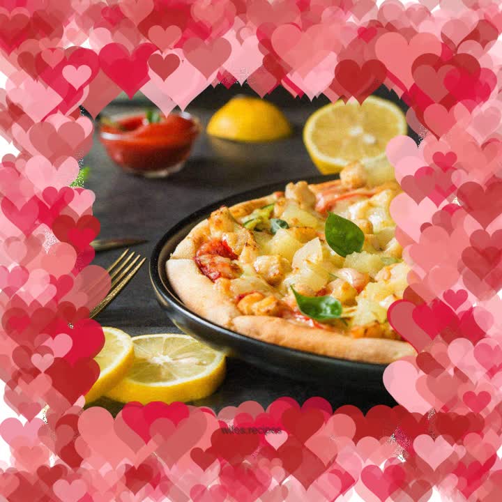 Homemade steam oven pizza