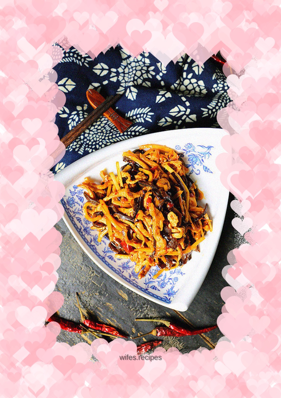 Fish-flavored shredded pork