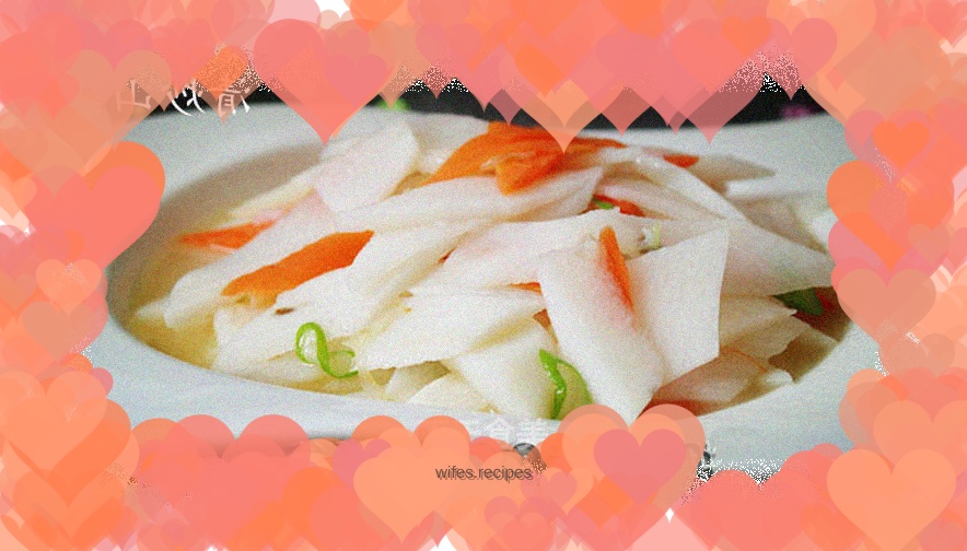 Stir-fried yam: a simple, crisp and delicious home-cooked dish