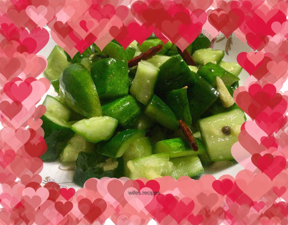 Stir-fried cucumber peel