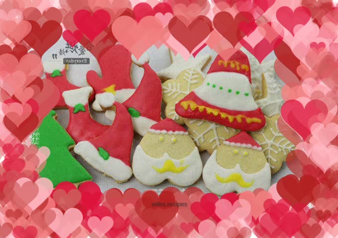 Christmas Frosted Cookies