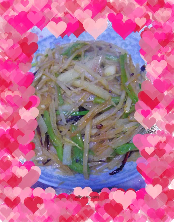 Hot and sour potato shreds