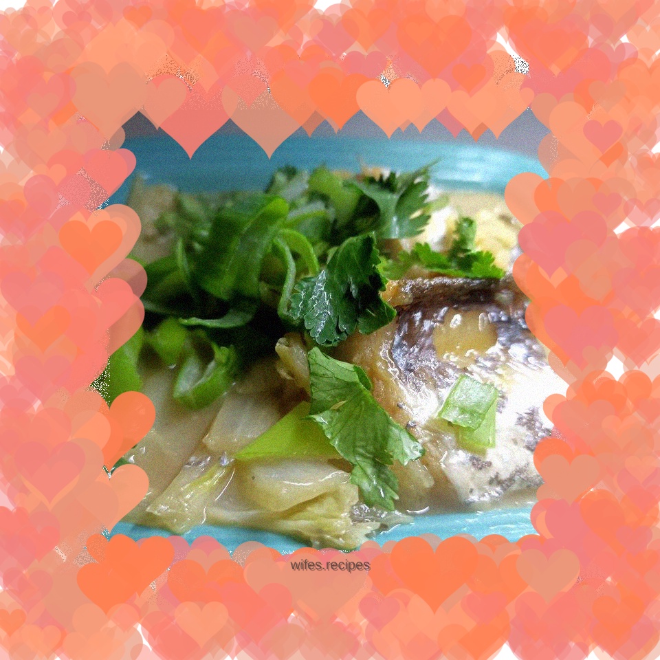 Stewed cabbage with dried eel