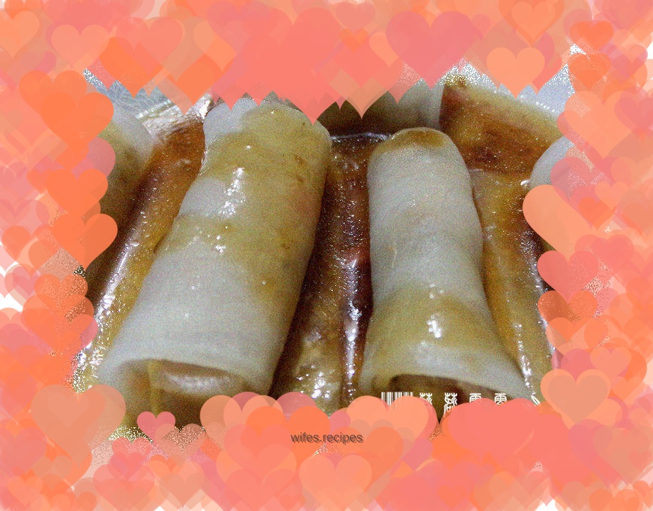 The fragrance of white jade——radish roll