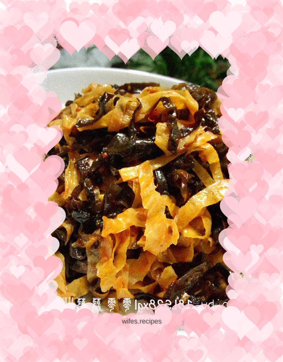 Fungus beancurd skin shreds