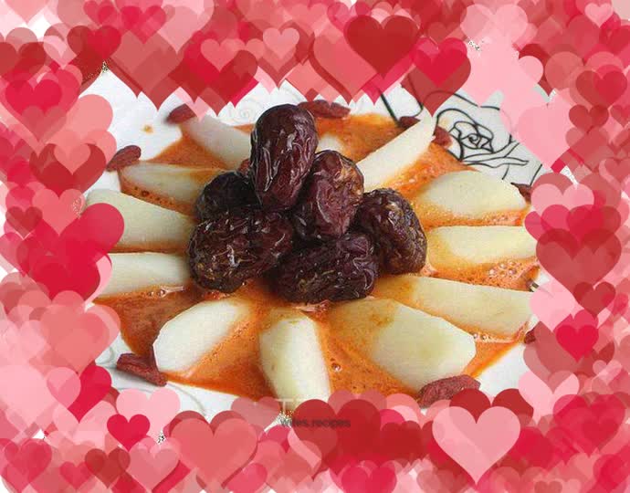 Wolfberry mixed with yam