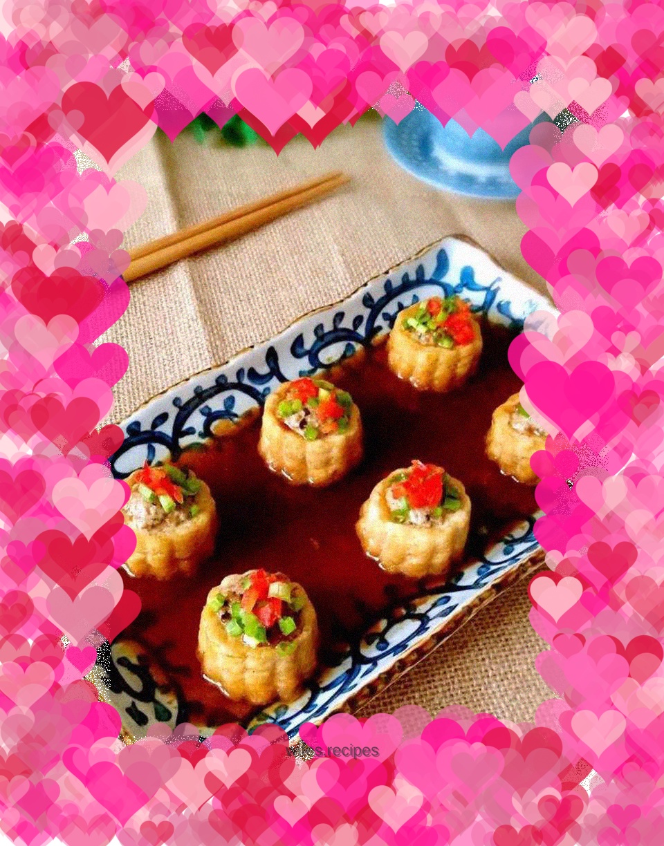 Tofu Stuffed with Pork