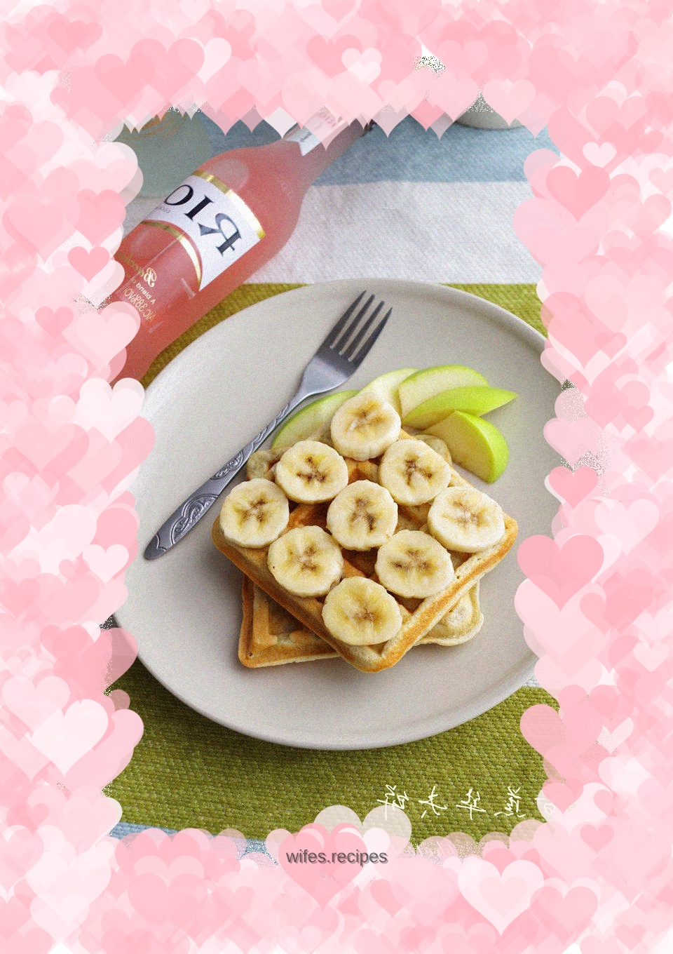 Healthy Afternoon Tea: Banana Waffles