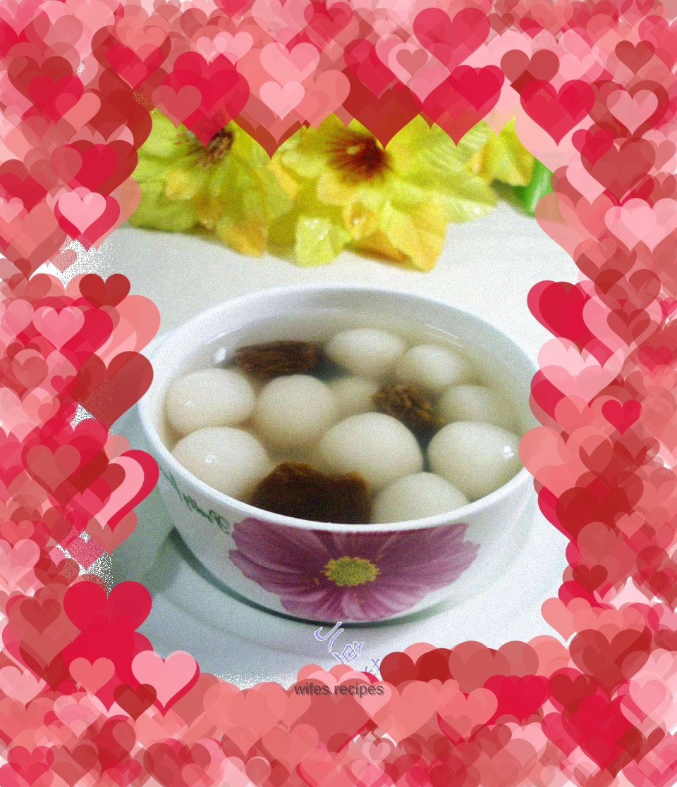 Crystal Candied Dates and Lotus Root Balls