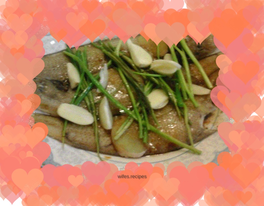 Steamed tongue sole