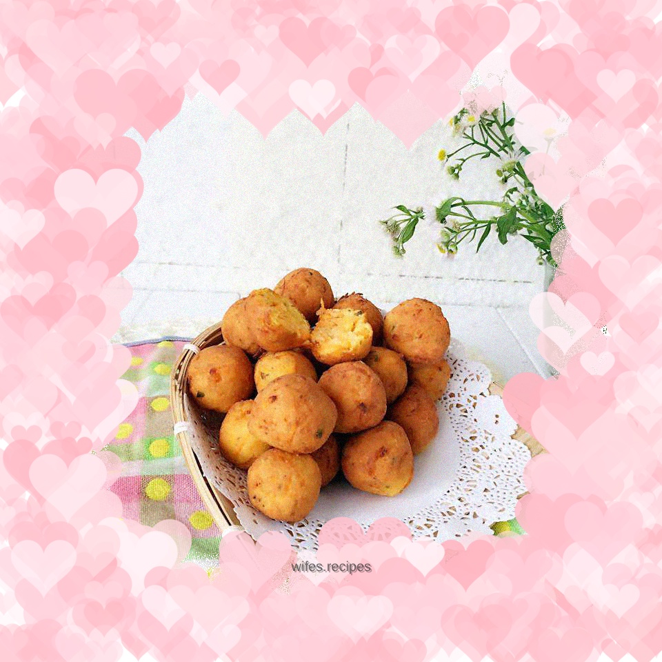 Bean dregs and carrot meatballs