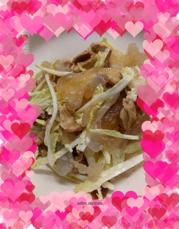 Vegetarian mixed jellyfish