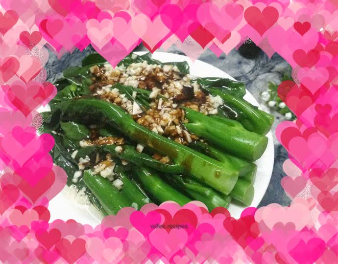 Kale with oyster sauce