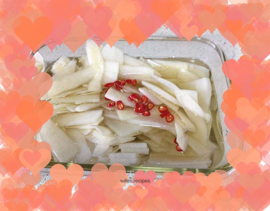 Sweet and sour radish