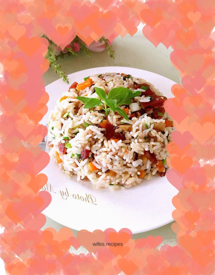 Taro Sausage Rice