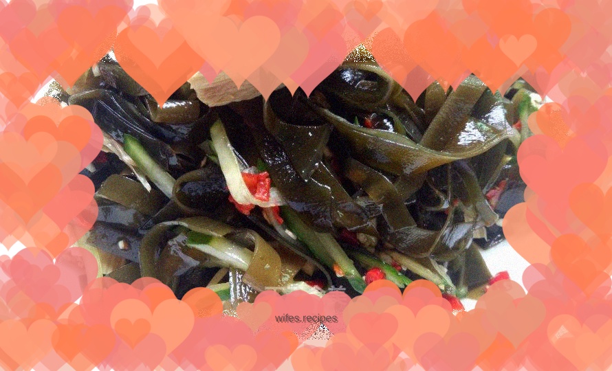 Cold seaweed and yuba